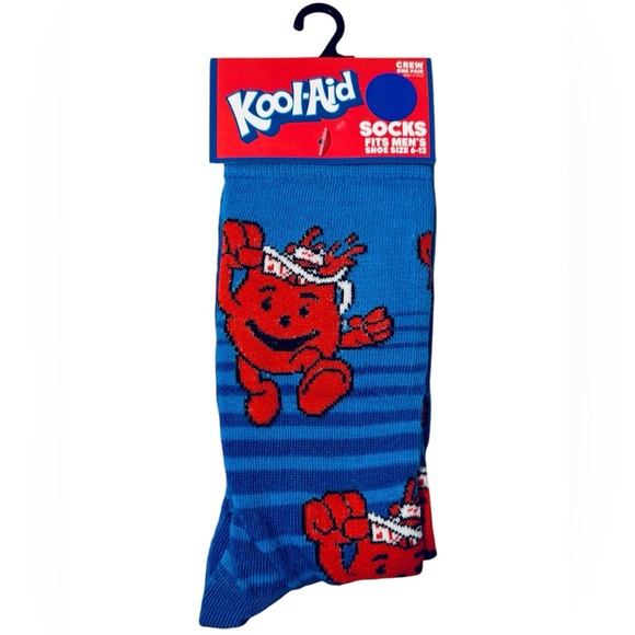 Kool-Aid Other - Kool-Aid Blue Crew Socks